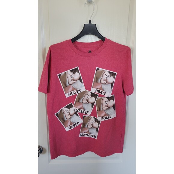 Disney Store Snow White & Seven Dwarves Grumpy Graphic Short Sleeve Shirt - Picture 1 of 3
